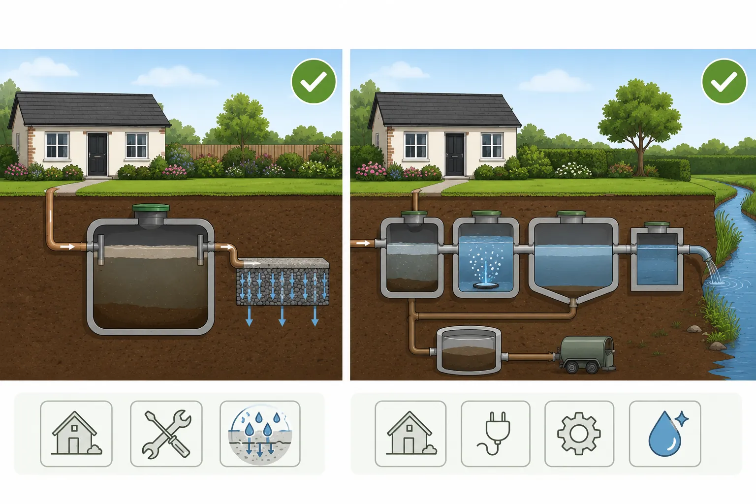Septic Tank vs Sewage Treatment Plant: Which Off-Mains Drainage System Do You Need?